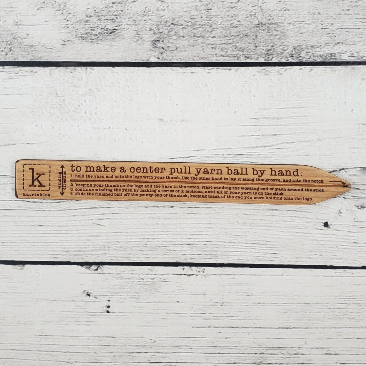 Center-Pull Yarn Ball Winding Tool